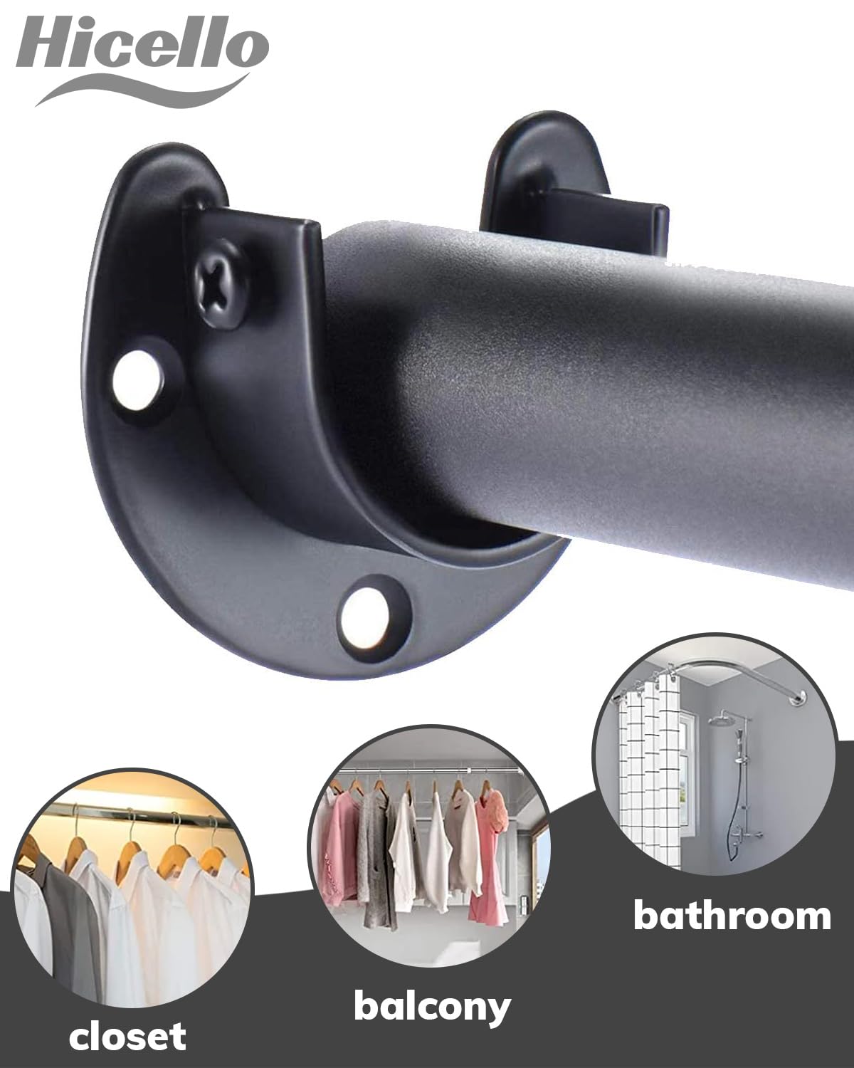 Terror Blu Appendiabiti Per Scarico Universale - Staffa Regolabile Con Nastro Rotondo Da 50 Mm, 2 Pezzi Staffa Regolabile 50mm - Foto 11