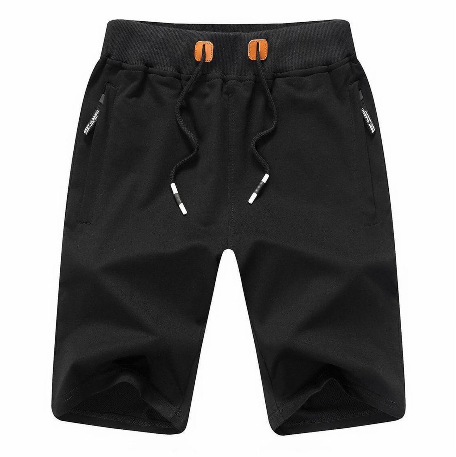 Tansozer Sport Shorts Herren Kurze Hose mit Reißverschlusstasch