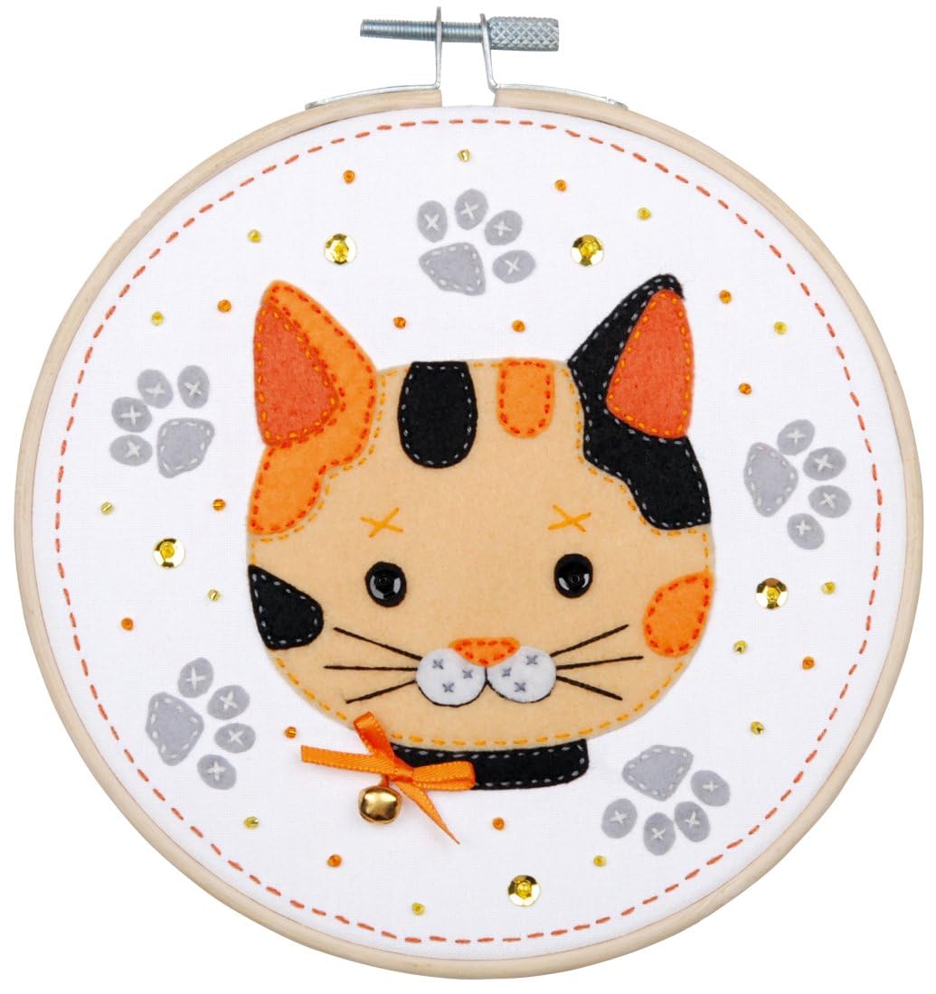 Vervaco Kitten Felt Applique KIT
