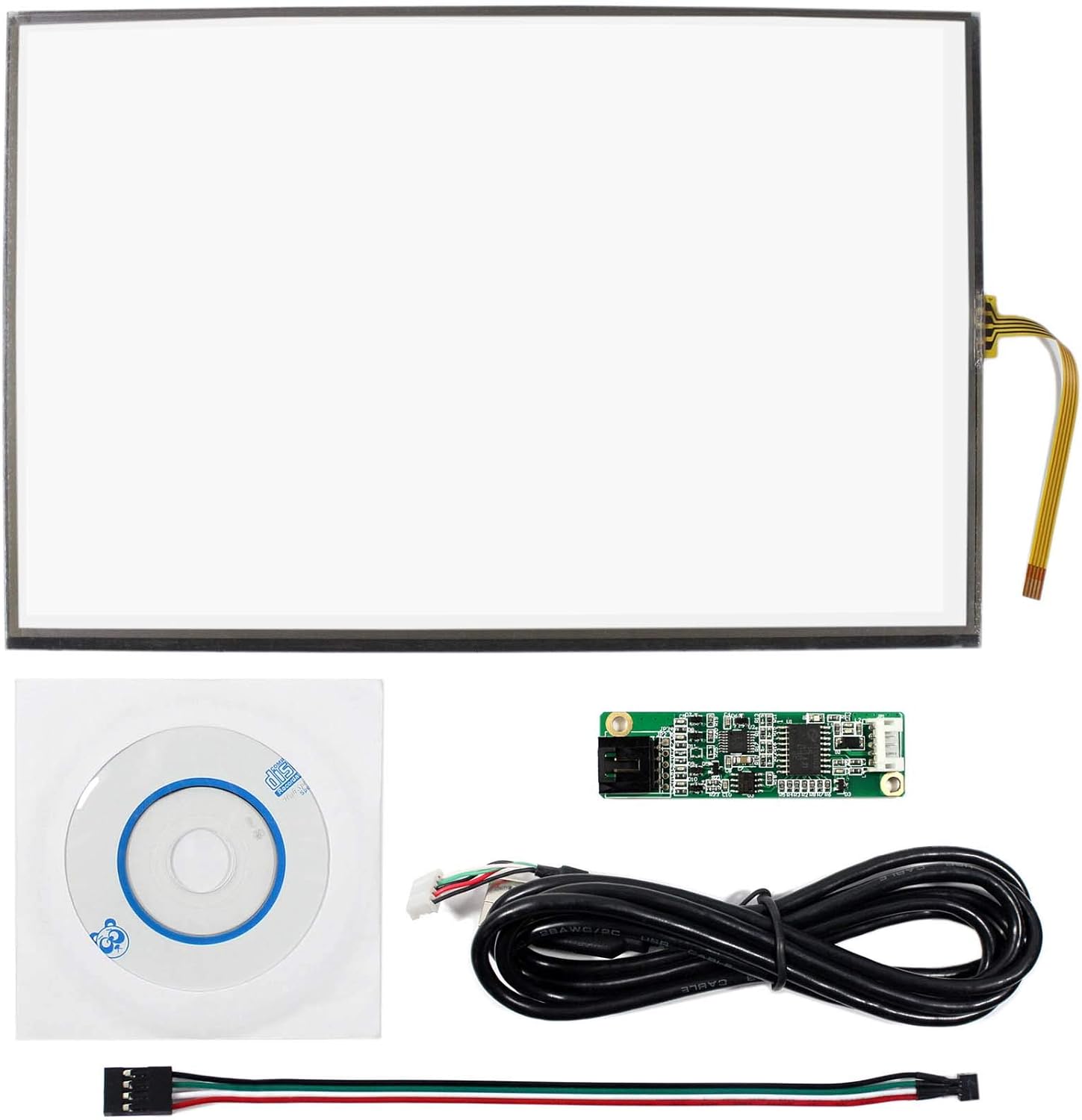 VSDISPLAY 10.1" Resistive Touch with Controller Work for 10.1 inch LCD,Such as M101NWWB LP101WX1 B101EW05 B101UAN01.C B101UAN02