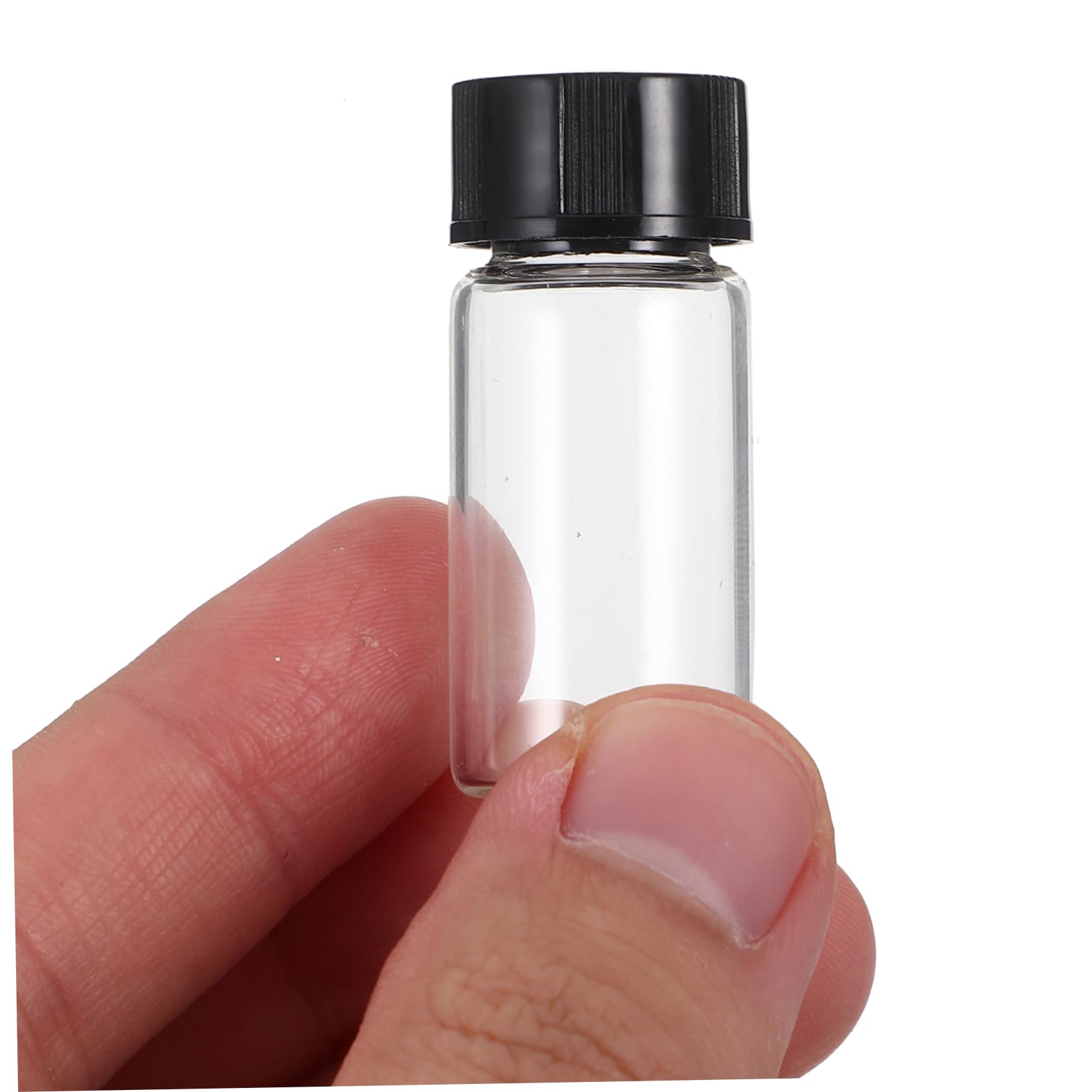 MAGICLULU 100piezas Botella de Muestra Transparente de Frascos de Vidrio con Tapa para Experimentos de Muestra con Tapas para Laboratorio