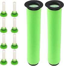 Sgizoku (2+8) Pack Washable Dirt Bin Stick Filters for Gtech Air Ram MK2 & Air Ram MK2 K9 Cordless Vacuum Cleaner Filters Replacement Parts