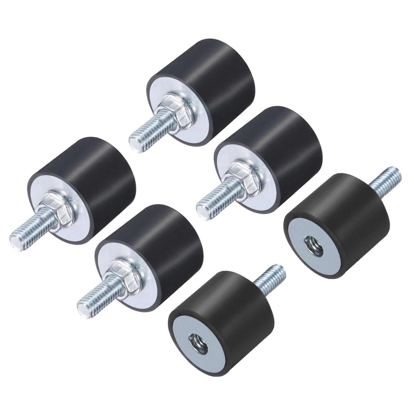 uxcell 4pcs M4x10mm Rubber Isolator Mounts with Studs 15x15mm — Amazon image 27