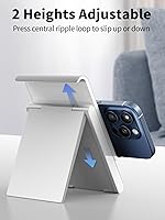 Vista 4 de SAIJI Soporte ajustable para tableta, portátil, plegable, para escritorio, compatible con iPad, iPhone, Nintendo Switch, Samsung Galaxy y tabletas