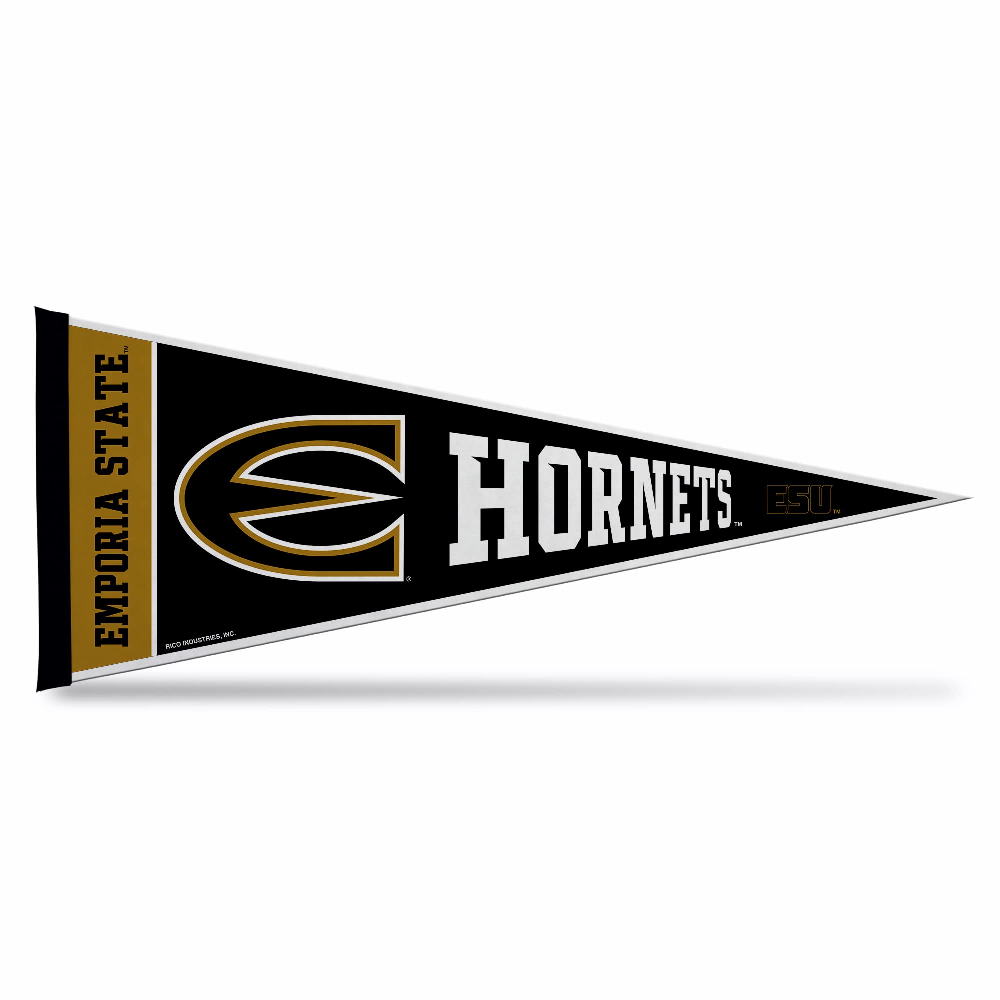 Rico Industries NCAA Exclusive 12" x 30" Felt Wall Décor Pennant - Great for Home/Bed Room/Man Cave Décor
