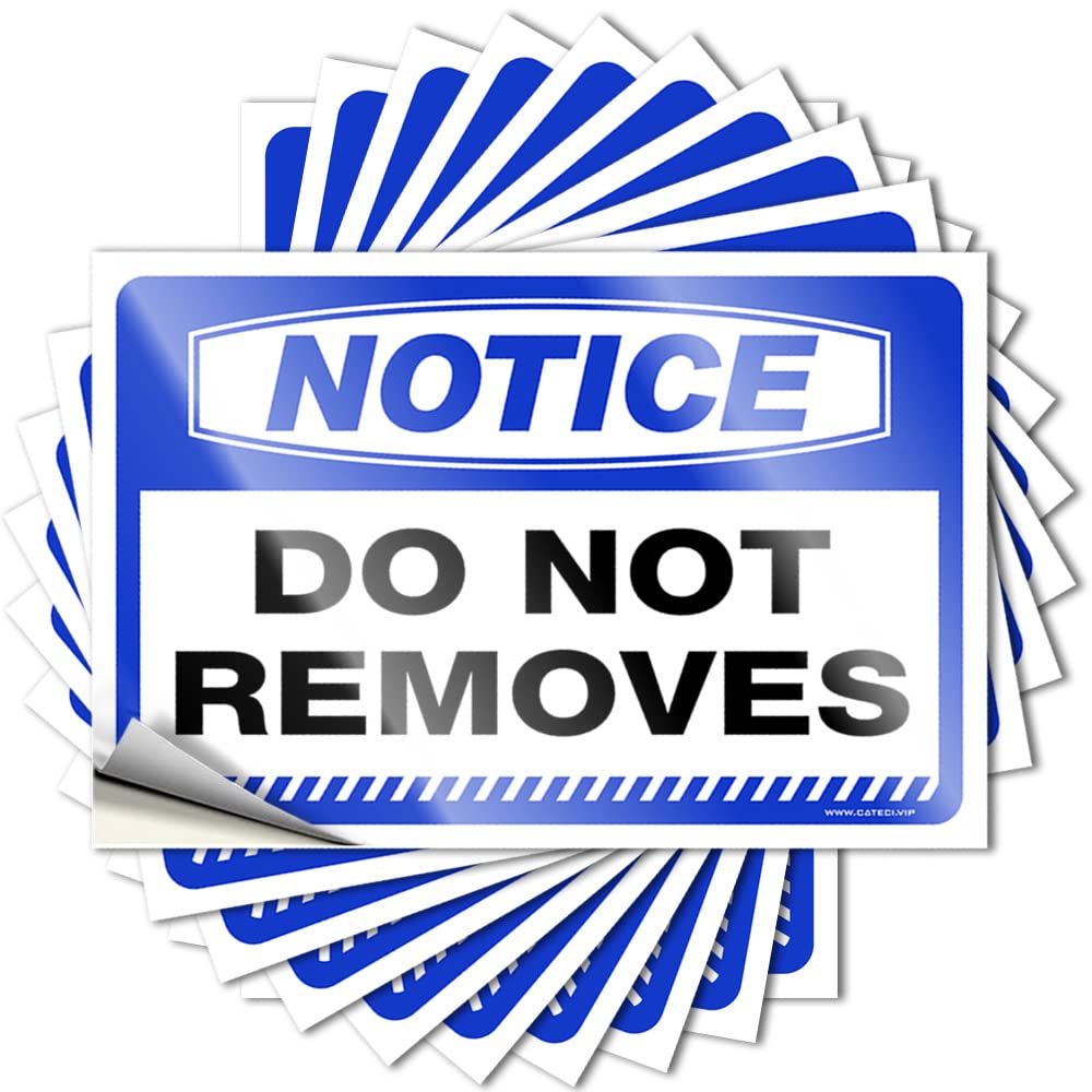 Decal Bar Decor for Home Billiard Western Window Notice Do Not Removes - Scratch Resistant Stickers(8X12CM)