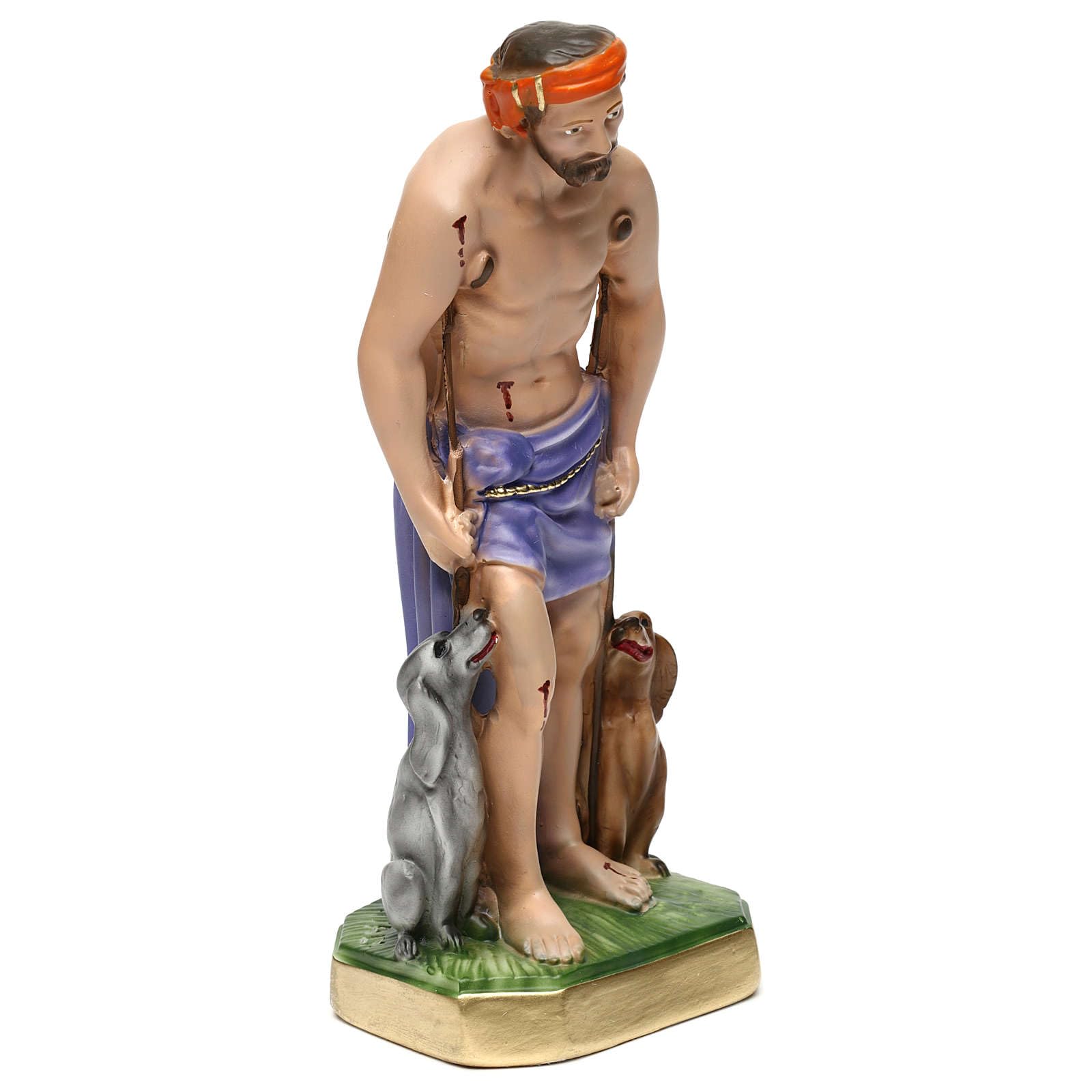 Holyart Statua in gesso San Lazzaro 30 cm