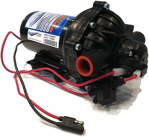 Miniatura 6 de The ROP Shop | Bomba de diafragma w/puertos NPT y arnés de cableado para Valley Industries 33-103233-CSK