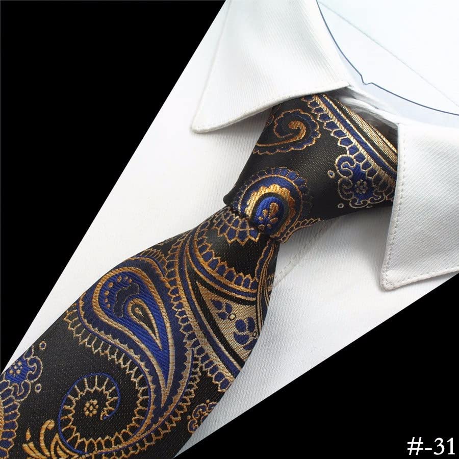 Set de corbata, pañuelo y gemelos para hombre con caja de regalo miniatura 3