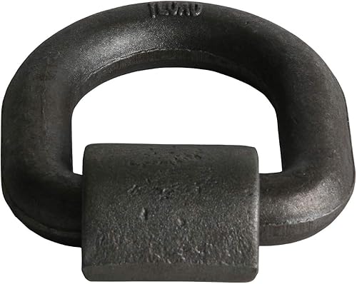 Miniatura 6 de DC Cargo - Anclajes de amarre con anillo en D soldado  34 pulgadas (paquete de 4) acero forjado resistente con ABS de 27,000 libras  Anillos en D