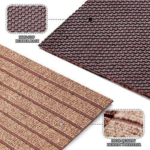 Aminana 2Ft ~ 82Ft Custom Sizes Runner Rug 2Ft X 6Ft Indoor Outdoor Utility Carpet Runner,Area Rugs With Non-Slip Rubber Backing For Hallway Kitchen Entryway Balcony Garage Stair Laundry Room Bathroom #TOP3