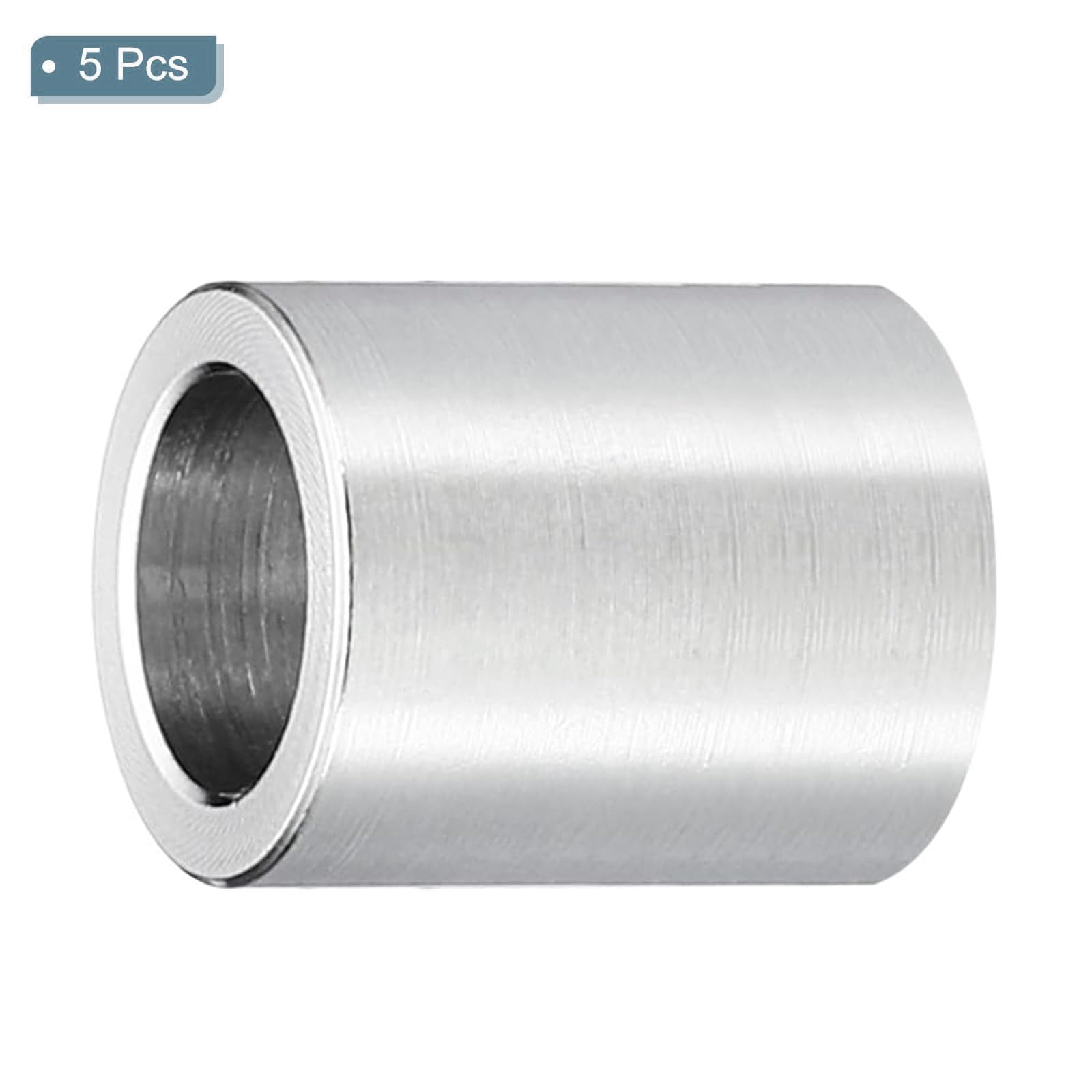 TOP-VIGOR 5Pcs M8 Aluminum Spacer, 8.2mm ID x 12mm OD x 15mm Length Metal Spacer - Image 3