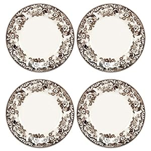 Spode Delamere Dinner Plate, Set of 4, 10.5” | Perfect for Thanksgiving and Other Special Occasions | Made in England from Fine Earthenware | Microwave and Dishwasher Safe