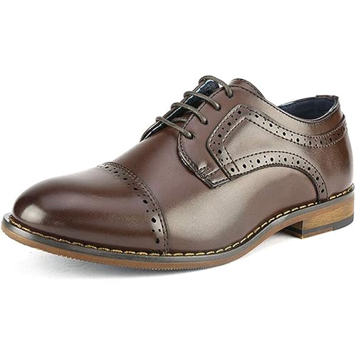 Bruno Marc Boy's Prince-K Classic Oxfords Dress Shoes