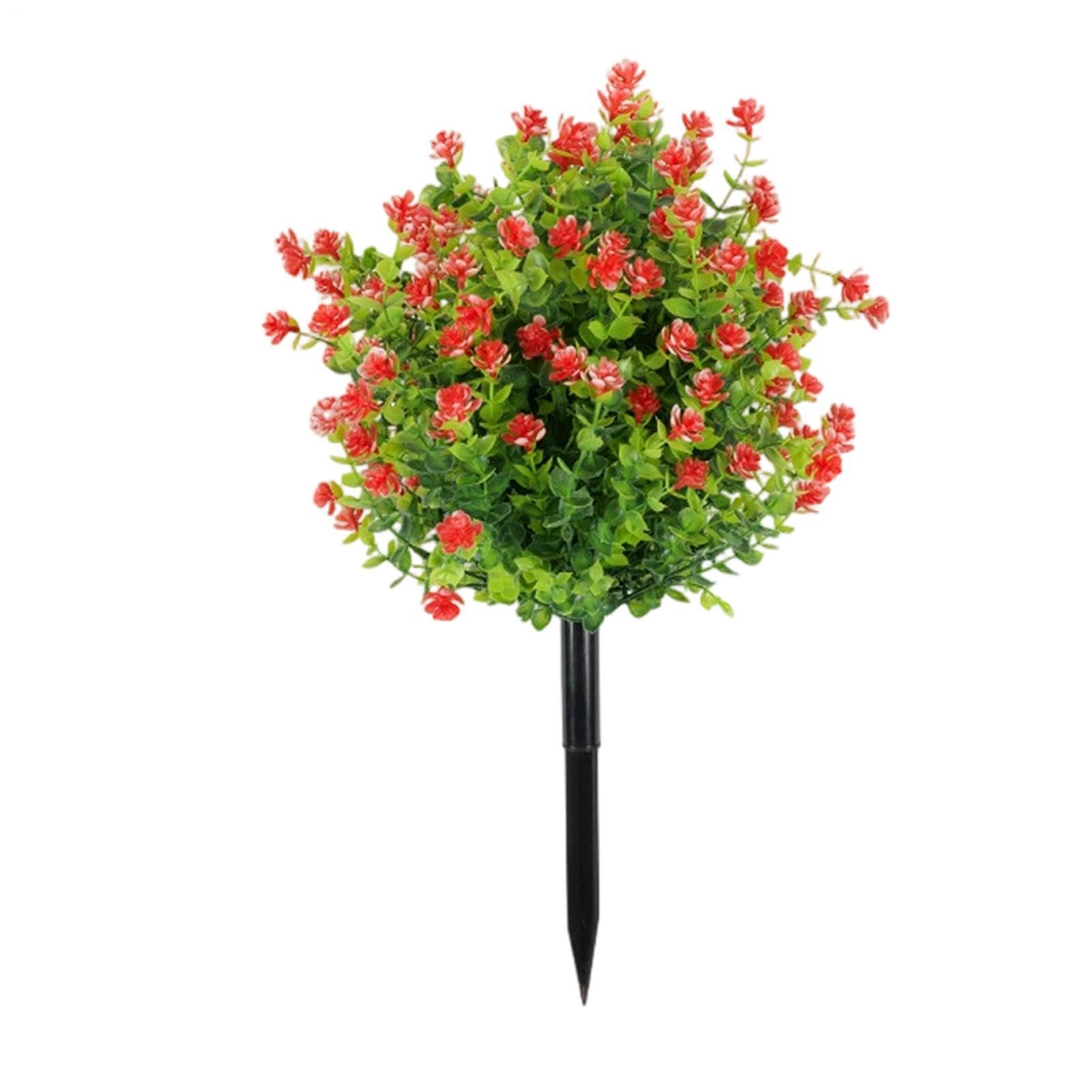 Fleurs artificielles d'extérieur résistantes aux UV pour aménagement paysager et patio