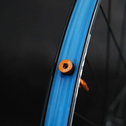 Miniatura 8 de Thinvik Presta - Vástago de válvula sin cámara de 1.732 pulgadas, kit de vástago de válvula sin cámara Presta de aleación súper ligera para