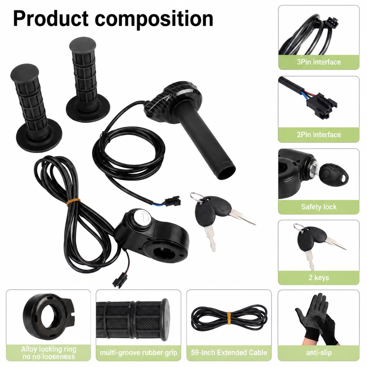Accélérateur à torsion complète