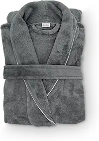 Roupão Banho Flannel Golden Adulto Unissex Toque Macio Microfibra Appel Home E Sonhare