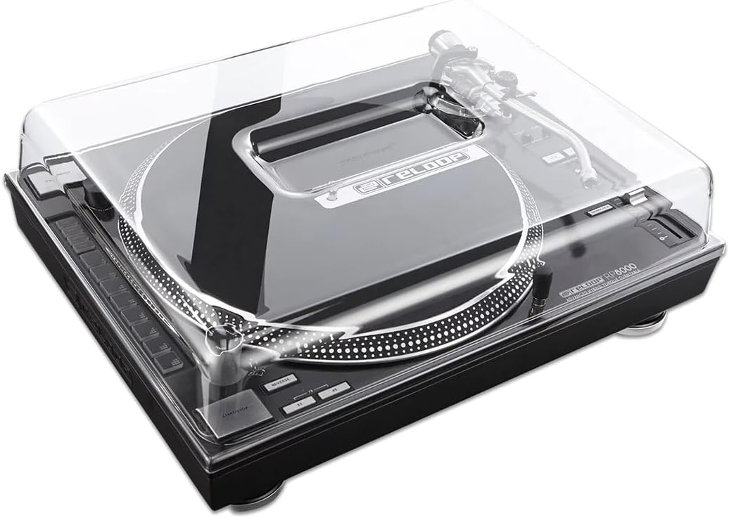 DECKSAVER DS-PC-RPTURNTABLE Impact Resistant Polycarbonate Cover for Reloop RP-8000 and RP-7000 Turntables