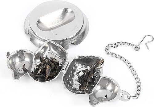 Miniatura 7 de Infusor de té de hojas sueltas, té más pronunciado, infusor de té de malla, filtro de té premium, difusor de intervalo de té con gancho de cadena
