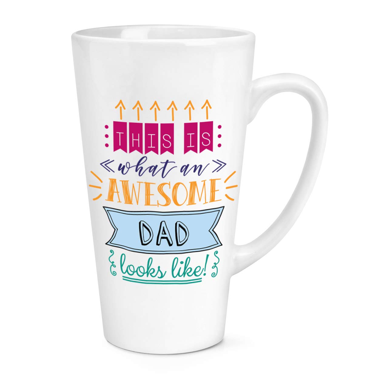 This is What an Awesome Dad Looks Like 17oz Large Latte Mug Cup