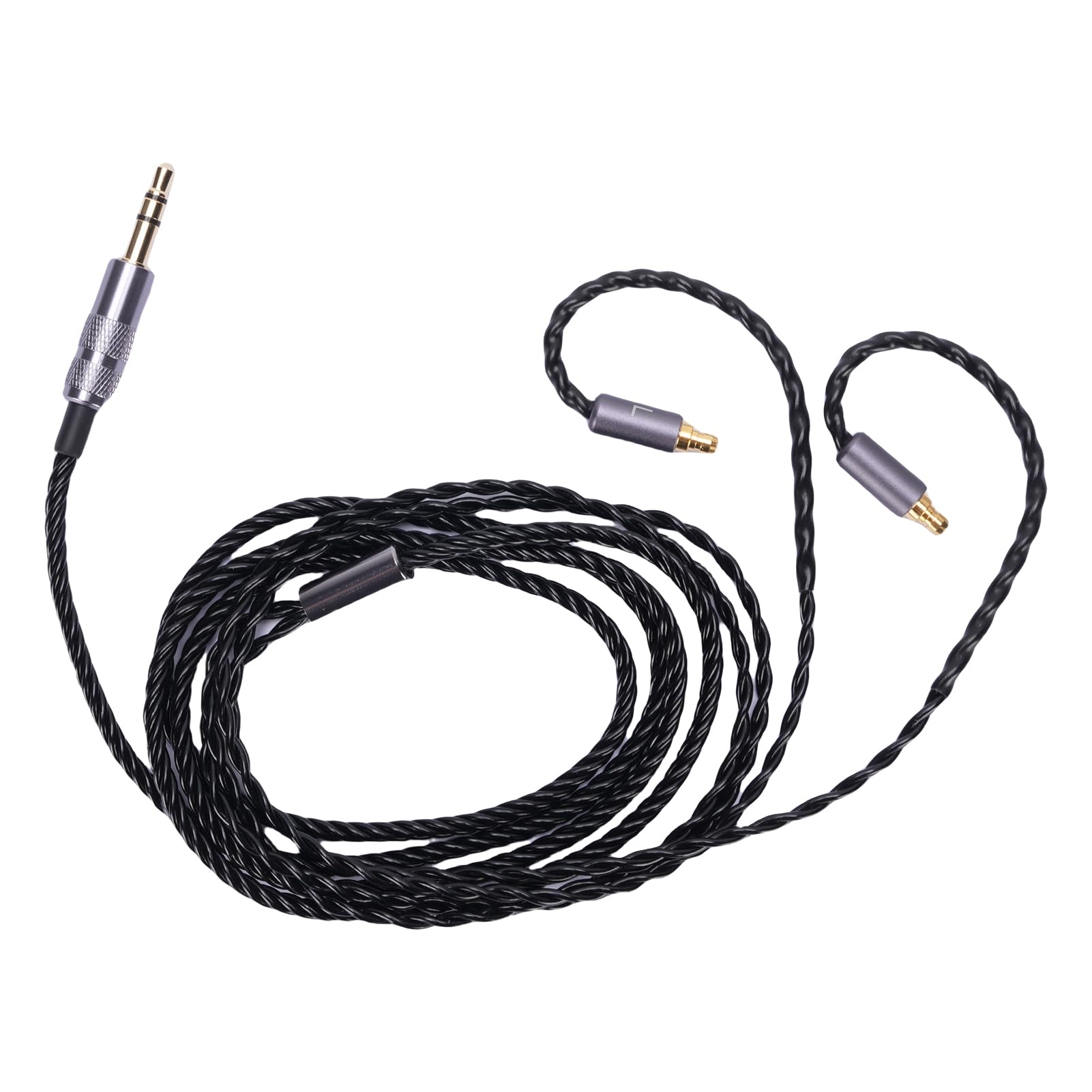 ASHATA Ersatz-Audiokabel, Upgrade-Kopfhörerkabel für IE 100, IE400, IE 500, IE100 Pro, IE400 Pro, IE 500 Pro, Kopfhörer-Soundkabel, 3,5-mm-Stereostecker