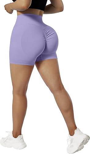 MOSHENGQI Pantalones cortos de entrenamiento para mujer cintura alta gimnasio yoga sin costuras