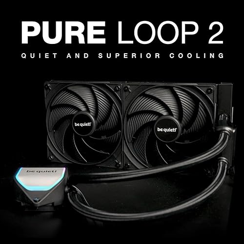 Miniatura 8 de be quiet! Pure Loop 2 9.449 in  Sistema de refrigeración por agua todo en uno  Intel 1700 1200 1150 1151 1155  AM5 AM4  BW017
