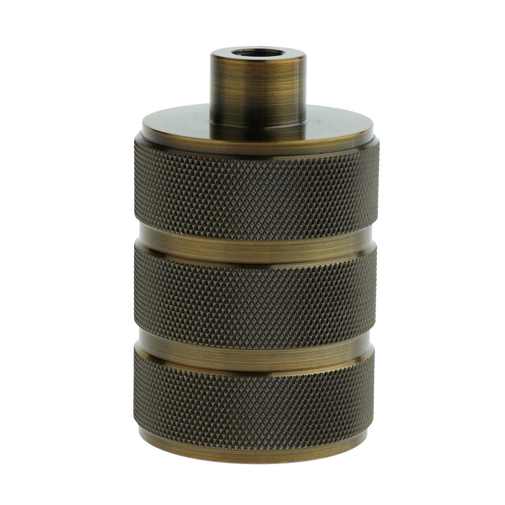E27 Base Round Light Bulb Lamp Socket Holder Adapter Black+Gold | Lamps, Lighting & Ceiling Fans | Lighting Parts & Accessories-image-9
