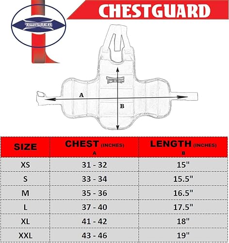 Miniatura 4 de Twister Karate Taekwondo Boxing Muay Thai MMA - Protector de pecho reversible para hombres y mujeres  Protector abdominal para entrenamiento