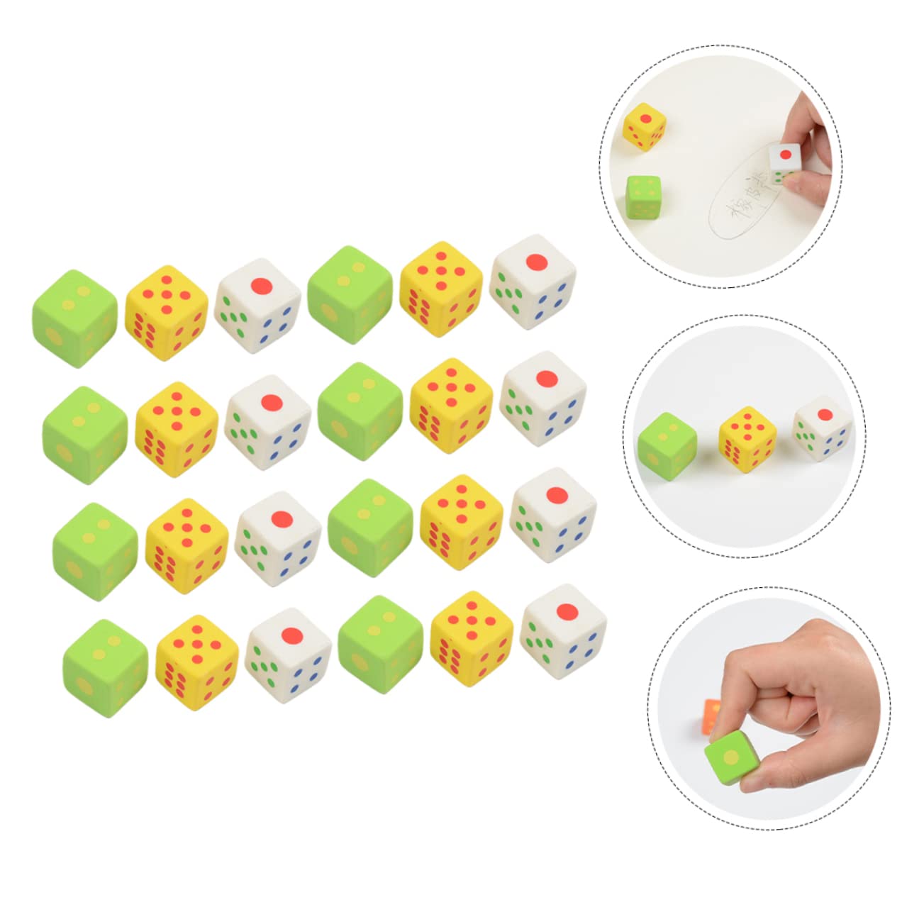 BESTonZON 90 Sätze Würfel Radiergummi Innen Formbar Nicht Teppich Radiergummi Für Kleinkinder Gummibärchen Pole Weiden Stange Korb Feendekoration Einstellbar Plattenladegeräte Frise Stopper