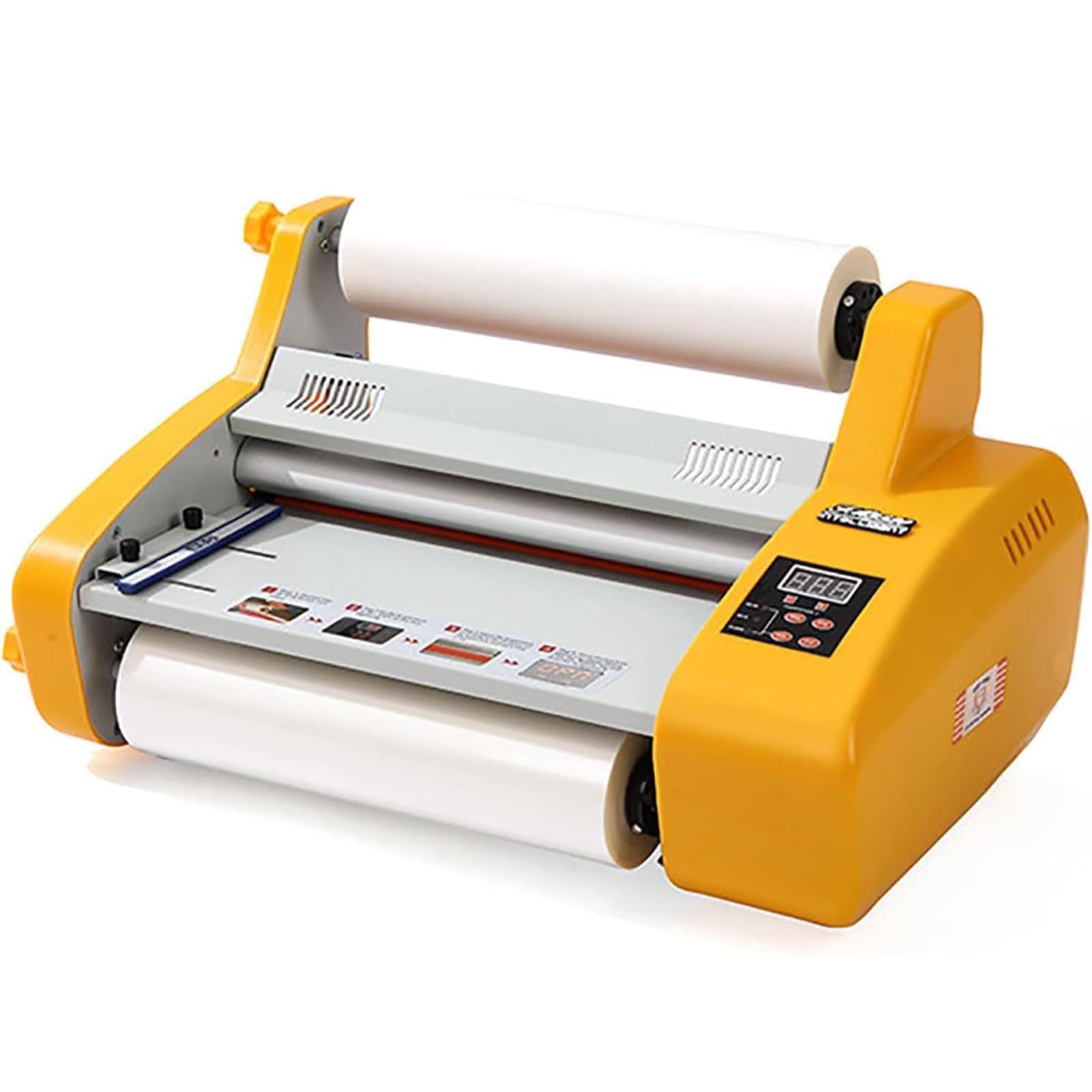 Ampia macchina del laminatore dell'entrata, 460mm per le foto & i documenti, laminazione calda & fredda, velocità 1.3m/min, preriscaldamento veloce