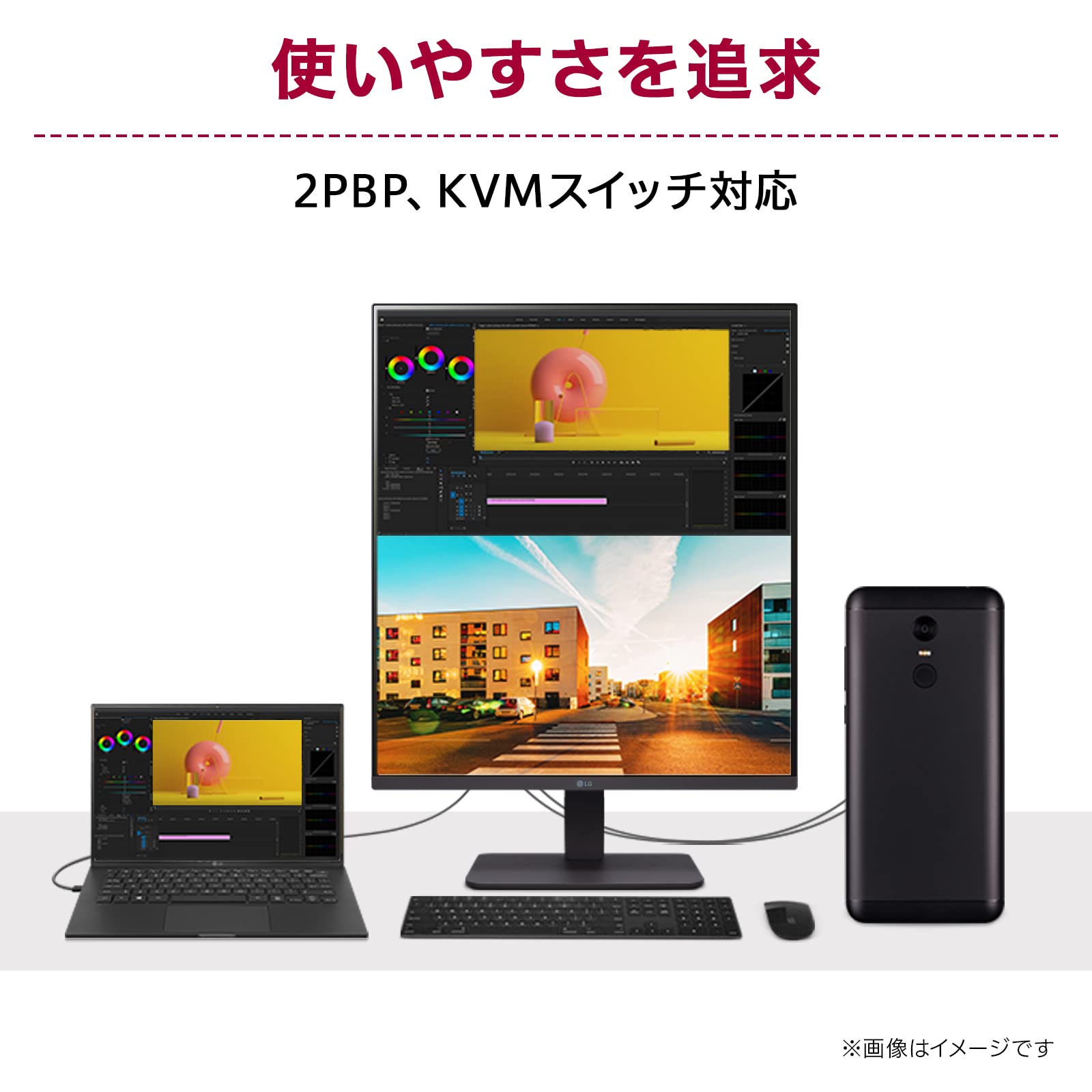 Amazon.co.jp 限定】LG デュアルアップ モニター28MQ750-C 27.6インチ 