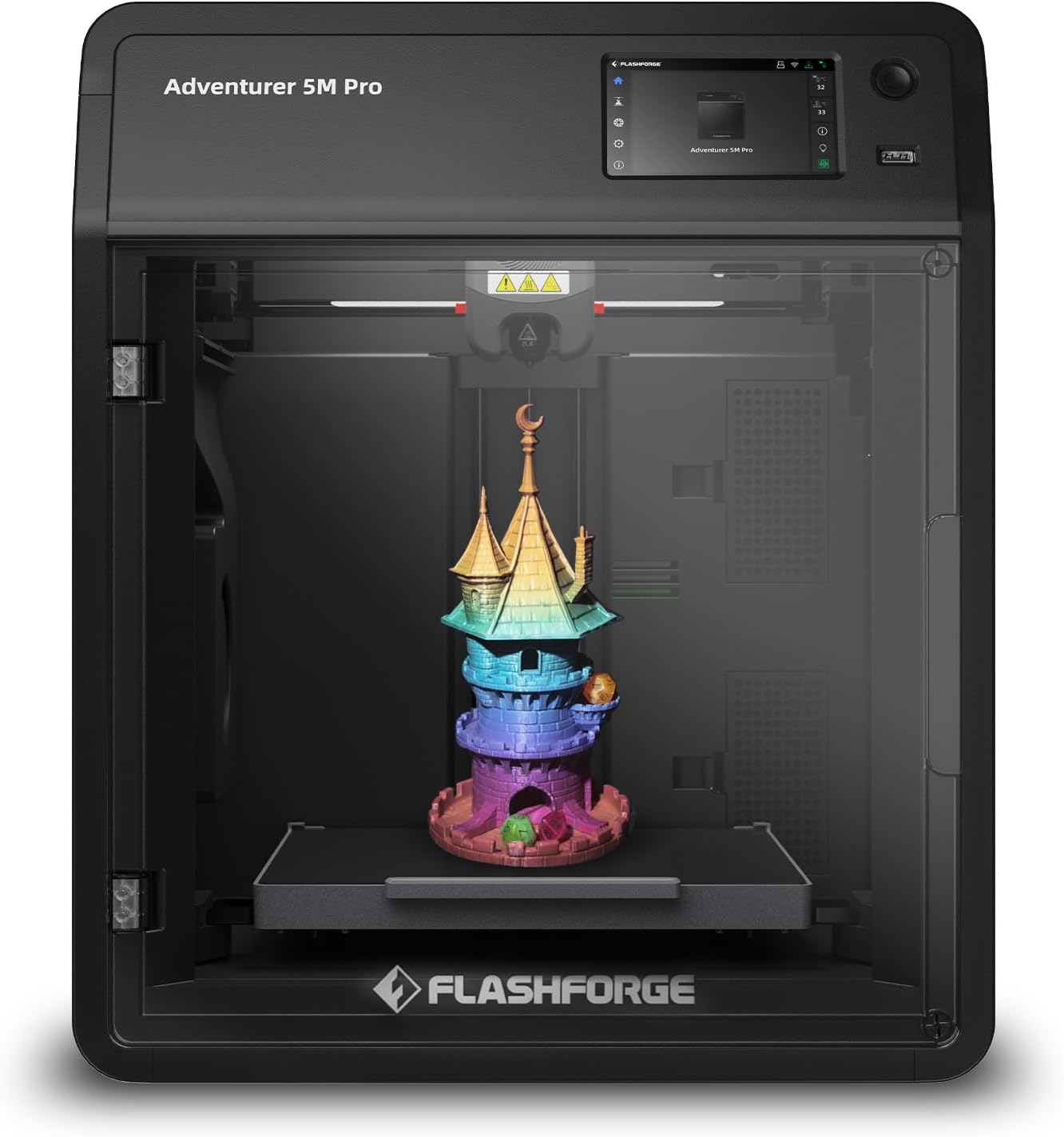 FLASHFORGE Adventurer 5M Pro 3D Printer with 1 Click Auto Printing System