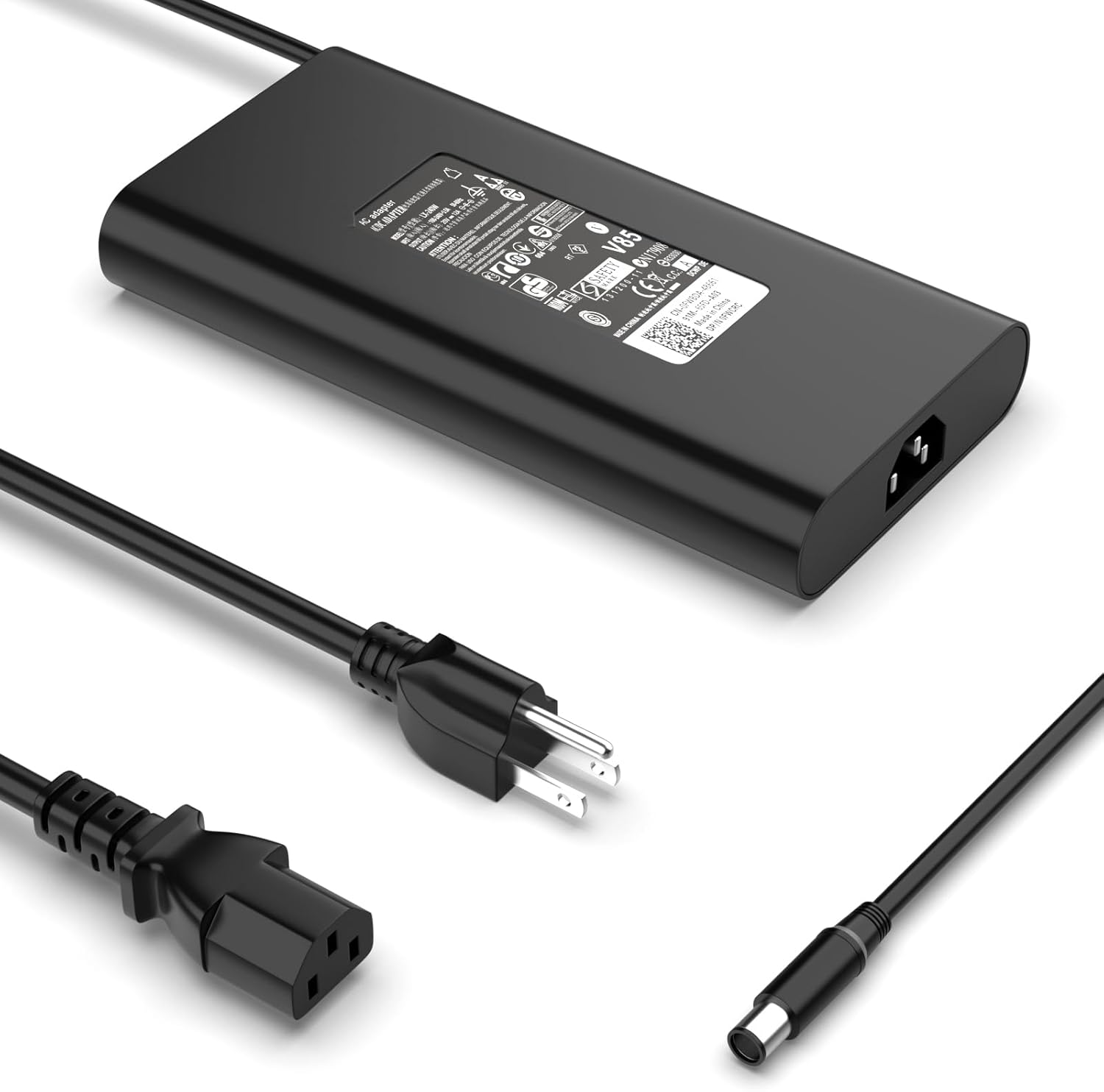 New Slim 240W Laptop Charger Compatible with Dell Alienware M15, M17, 17, 15, X15, X16, X17, Area 51M, M17X, M18X, X51 Power Supply Cord 7.4mm Tip
