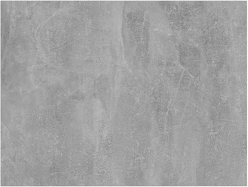 Miniatura 555 de Juego de 4 tableros de estantería, paneles de repuesto, unidades de almacenamiento, estantes de exhibición organizadores, gris hormigón, 31.5 x 11.8