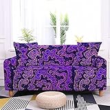 Copridivano Viola Astratto Telo Copridivano Antigraffio Gatto Copritutto per Divano Elasticizzati Copri Divano Spandex Elasticizzato Copertura Divano Universale Copridivani 4 Posti
