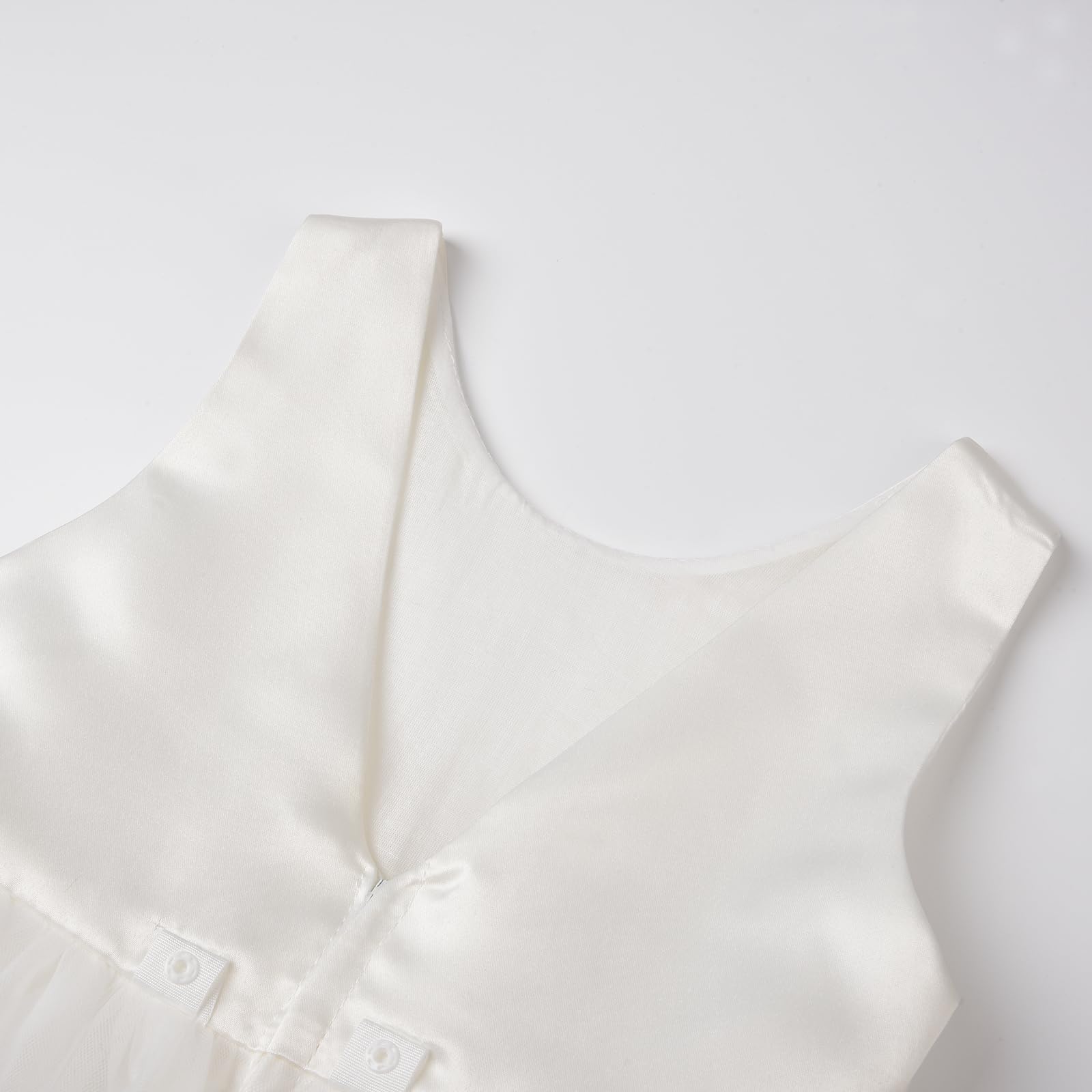 JerrisApparel Robe Fille Noeud Papillon Mariage Bouquetières Fête Anniversaire