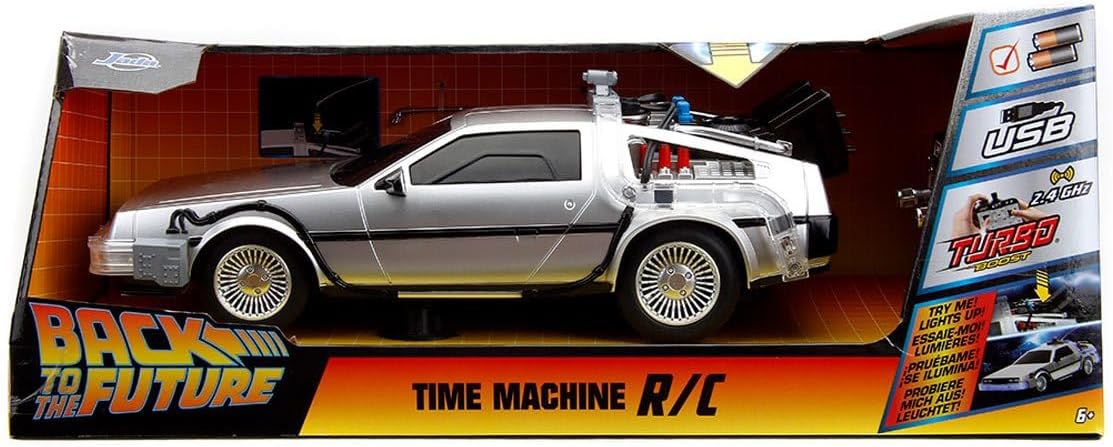Jada Toys Hollywood Rides Back to The Future Time Machine 1:16 R/C Vehicle Jada Toys Hollywood Rides Back to The Future Time Machine 1:16 R/C Vehicle