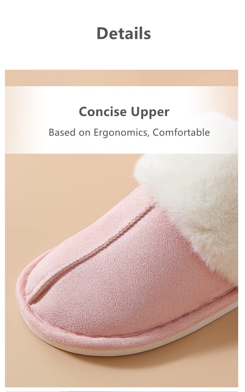 Pantuflas de algodón, pantuflas peludas para mujer, zapatos de felpa suaves y cáel invierno, chanclas para el hogar, chanclas planas antideslizantes para el dormitorio, chanclas para parejas