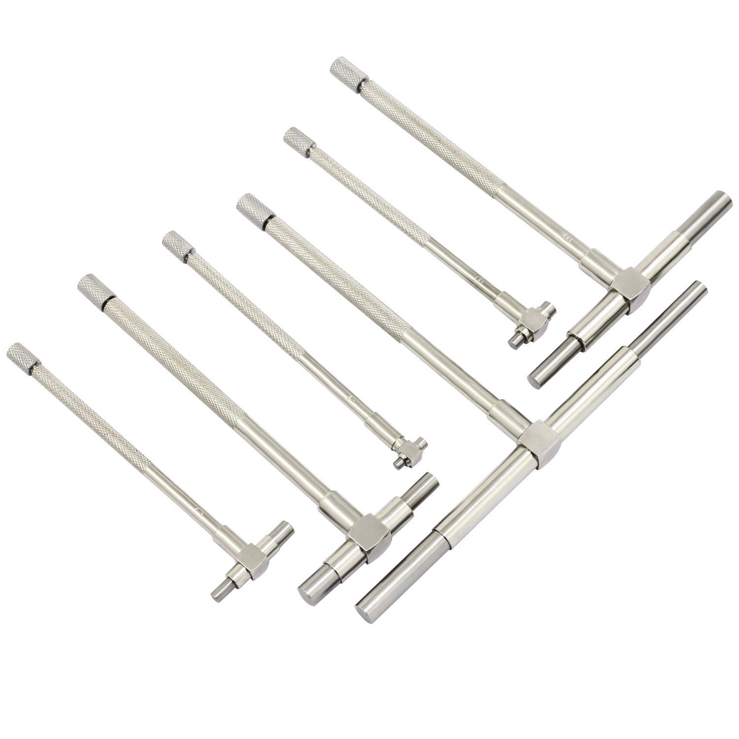 6PCS Calibri telescopici, 8-150mm Micromètre Interne Kit