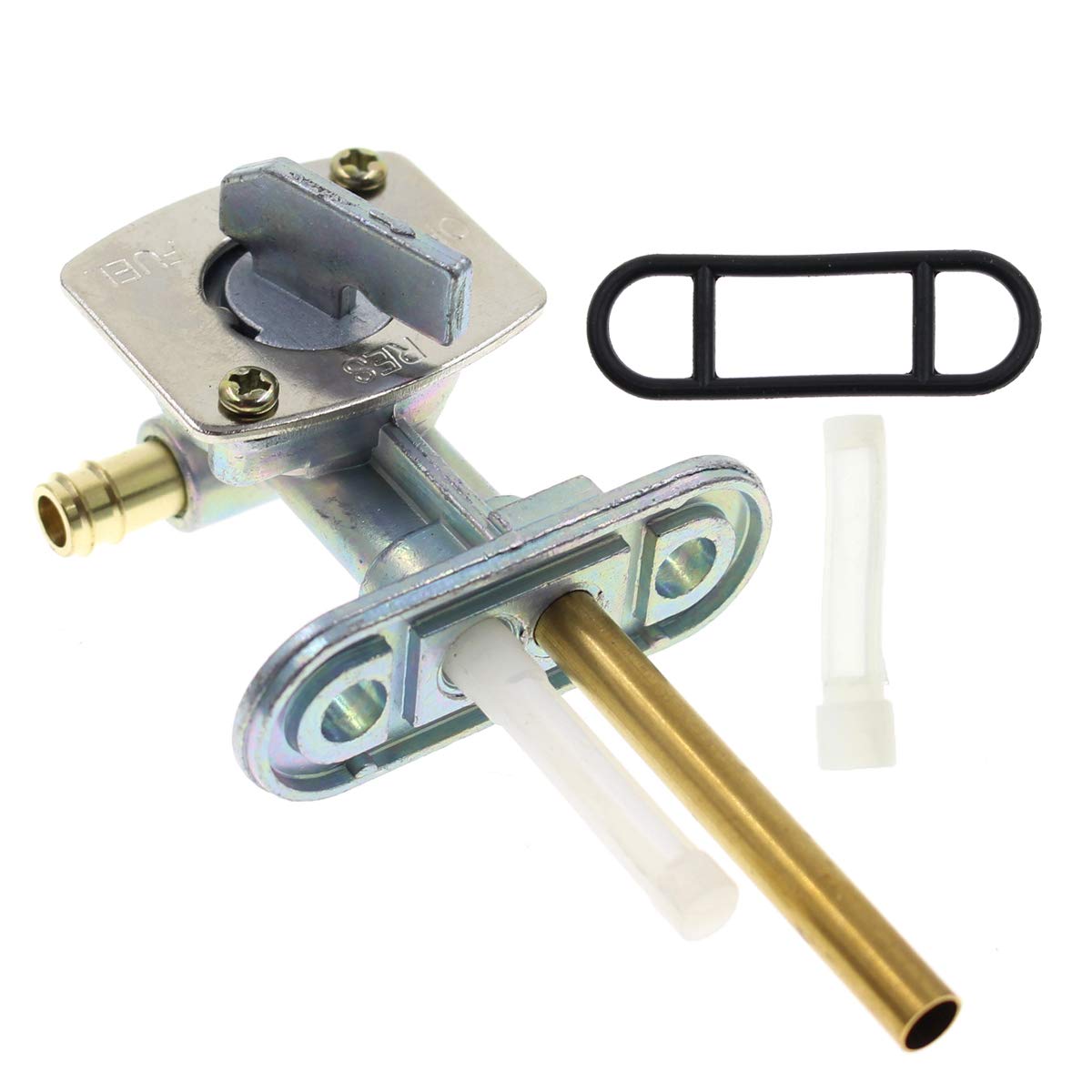 MOTOALL Tank Switch Gas Valve Fuel Petcock w/Gasket for Yamaha Bear 250 400
