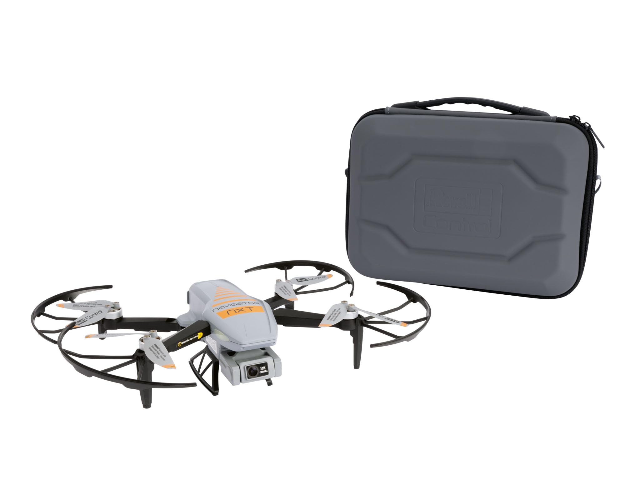Revell Control 23811 RC Navigator NXT Ferngesteuerter Quadrocopter, Grau, Orange, Schwarz, Einheitsgröße