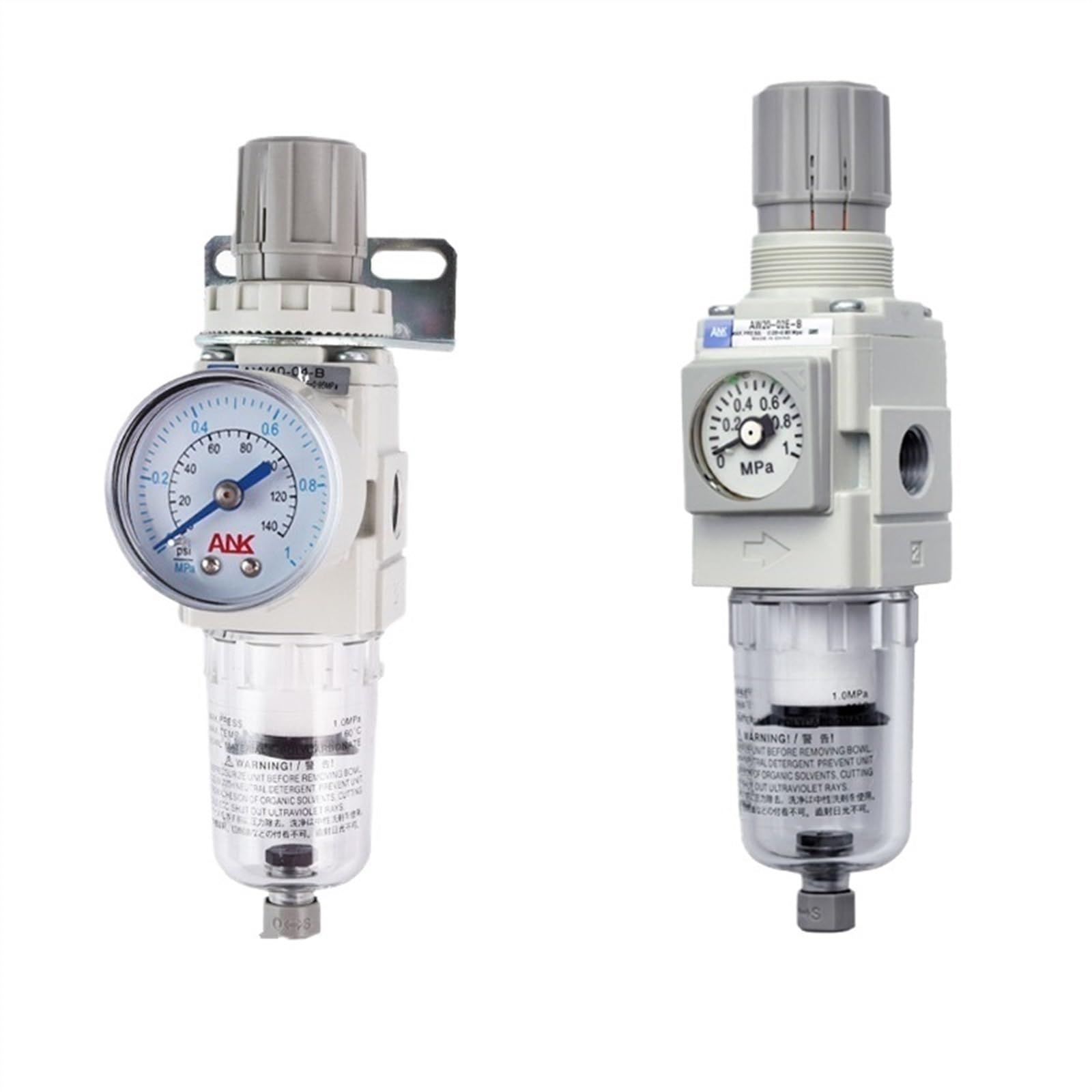 Zawór regulacji ciśnienia powietrza AW10-M5G-A AW30-03E-B separator oleju i wody filtr powietrza reduktor ciśnienia (AW10-M5BCG-A)