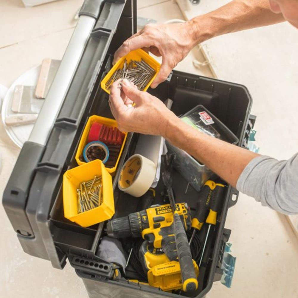 STANLEY FATMAX FMST1-75792 Cassetta Porta Utensili, Nero, Larghezza 51,5 cm Altezza 27,5 cProfondità 30,5 cm