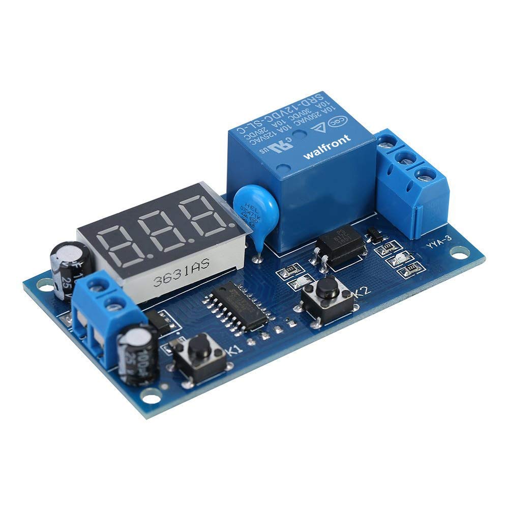 See full amazon price history chart for REES52 DC 12V Infinite Cycle Delay Timing Timer Relay ON Off Switch Loop Module with LED Display REES52 DC 12V Infinite Cycle Delay Timing Timer Relay ON Off Switch Loop Module with LED Display (B07L4MYTM3) Amazon Price History, Amazon Price Tracker