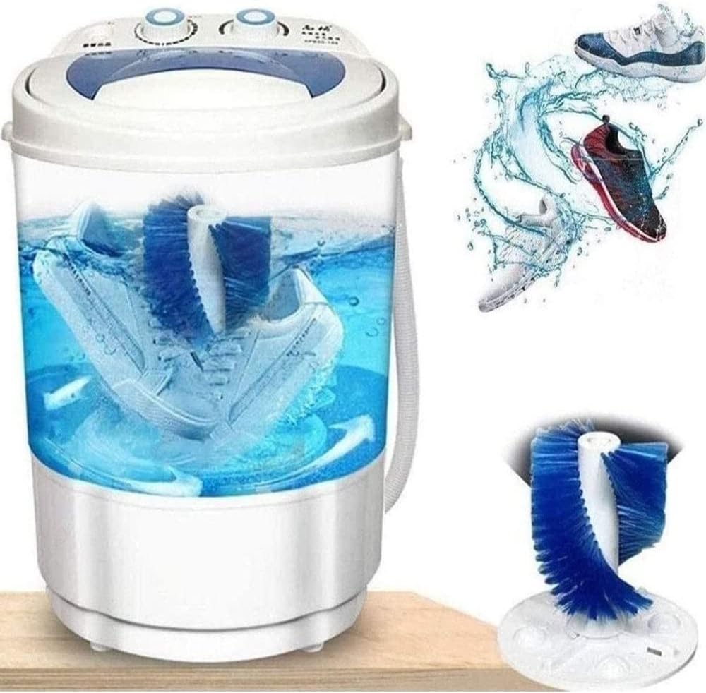 Mini Home Shoes Washing Machine, Lazy Automatic Shoes Washer, Small Household Washing Shoes, Bionics, Blu-Ray Inhibition, Possess Odor Elimination, All-Round Cleaning