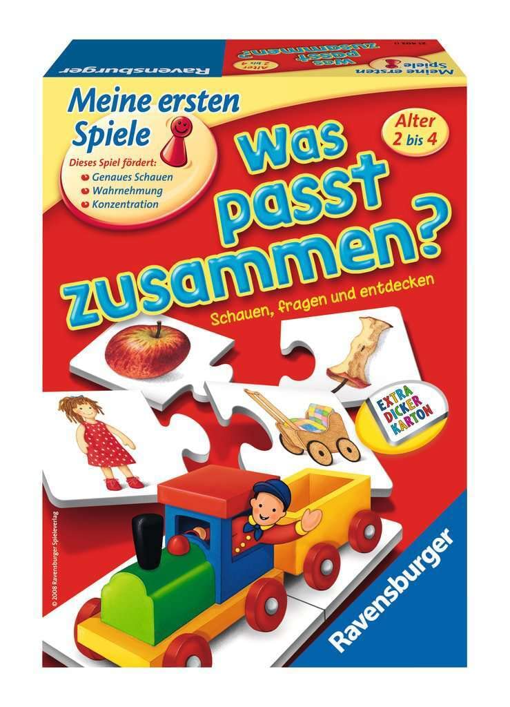 Ravensburger 21402 - Gioco Da Tavolo 'Was Passt Zusammen?' In Tedesco Per Bambini 2-4 Anni - 4