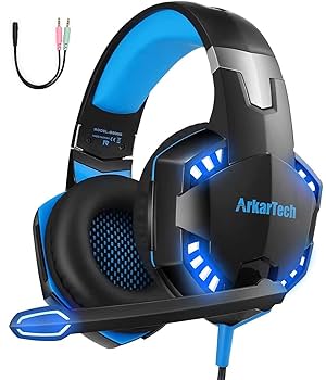専用電気競ヘッドセットG2000ヘッドホン式ゲームヘッドホンpcケーブル Amazon.co.jp: ARKARTECH G2000 ゲーミング ヘッドセット