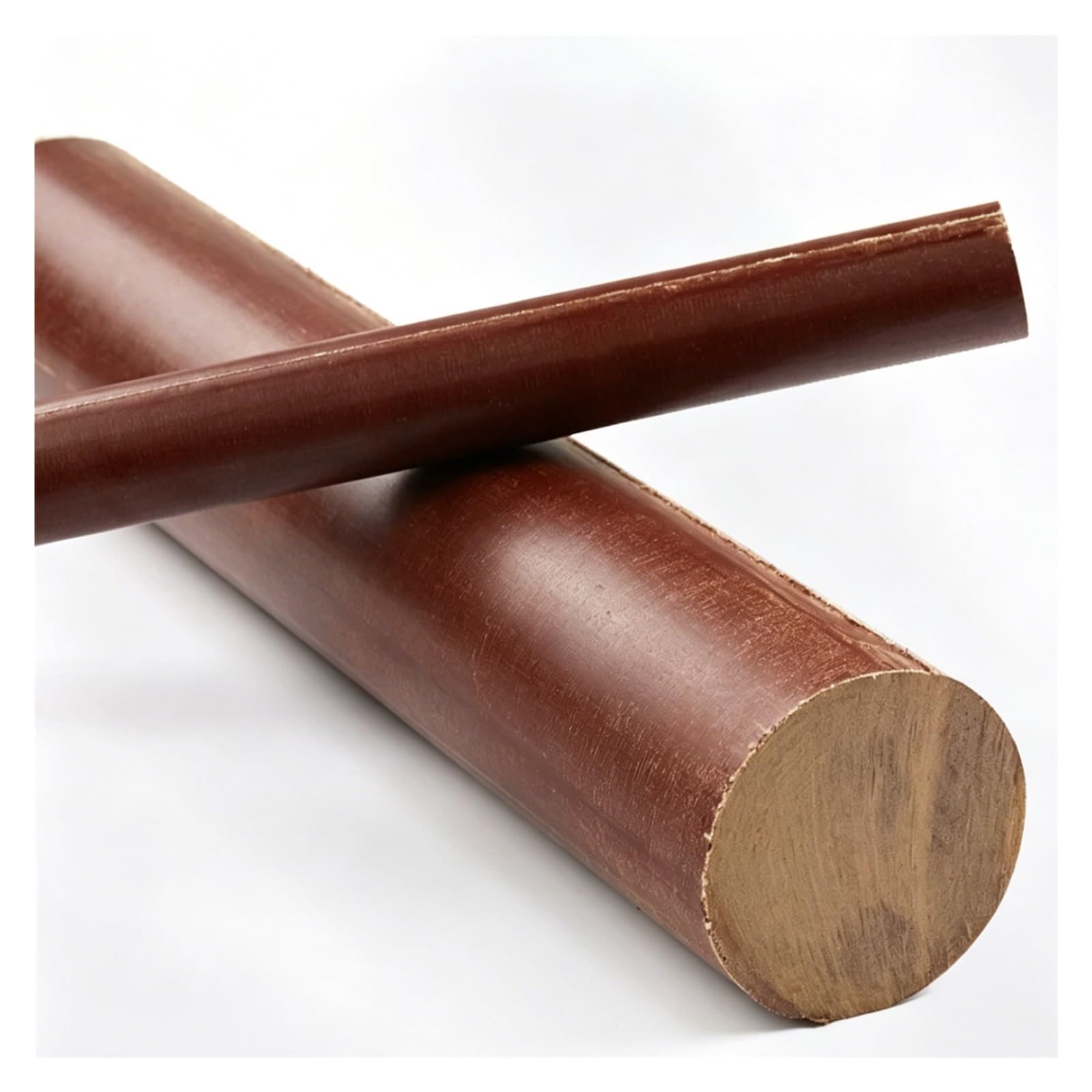 Varilla de resina fenólica Varilla De Baquelita Sólida Marrón, Varilla De Resina Fenólica Laminada No Conductora (diámetros 20 30 50 80 100 120 150mm), Barra Aislante Eléctrica(Dia 10cm(3 9/10 in))